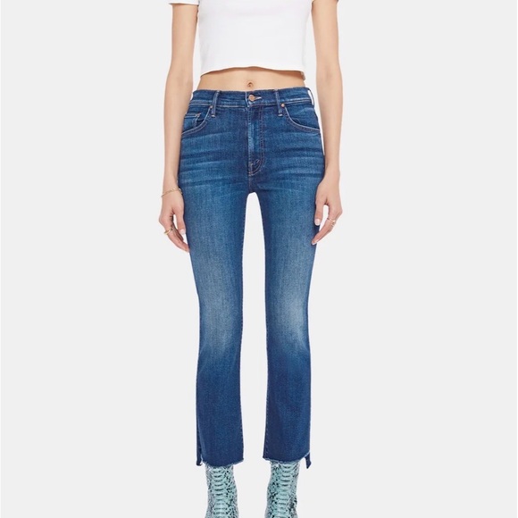 MOTHER Denim - Mother The Insider Crop Step Fray